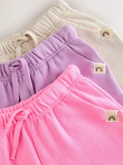 Rose/lilas/avoine - 3 Ensemble de jogging (3mths-7yrs)