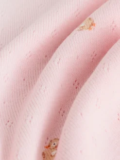 Rose/marron/cœur - Paquet de jambières pour bébé 4 (0mois-2ans)