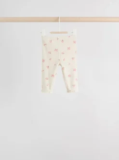 Rose/marron/cœur - Paquet de jambières pour bébé 4 (0mois-2ans)