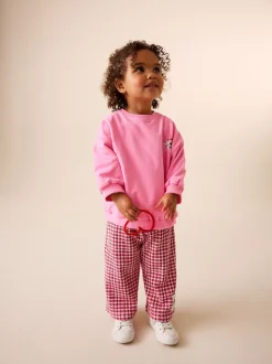 Rose/rouge - Disney Ensemble haut et pantalon à manches longues Minnie Mouse (3mois7ans)