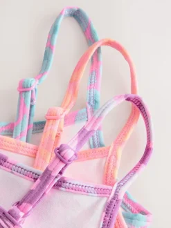 Rose/Violet - Crop Tops 3 Pack (5-16ans)