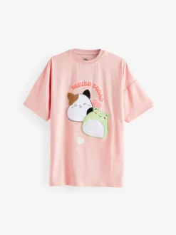 Rose/Violet - Squishmallows Nighties 2 Pack (5-14ans)