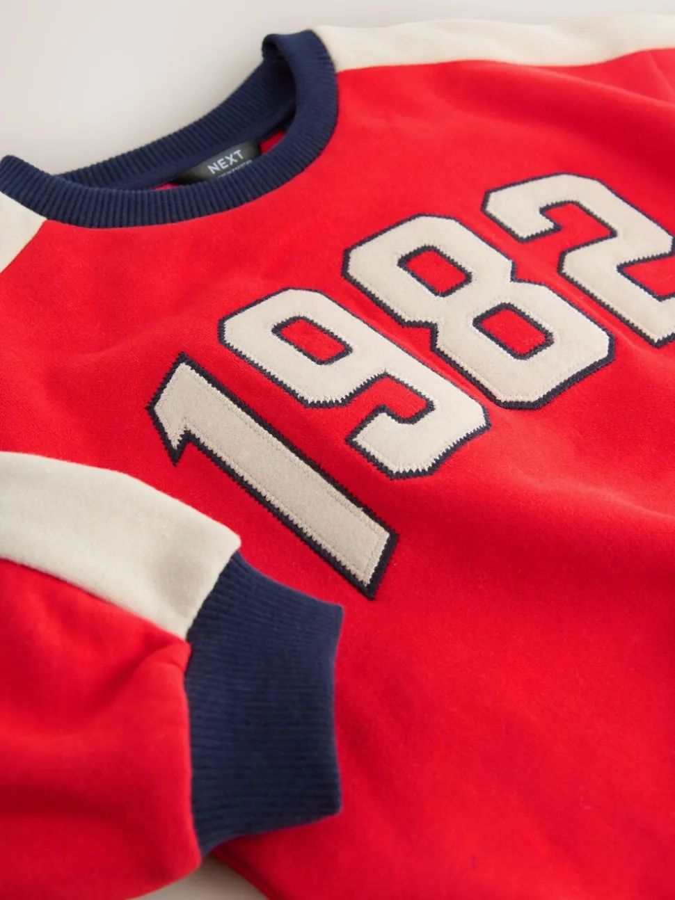 Rouge 1982 - Sweat imprimé All-over Col rond (3mois -7ans)