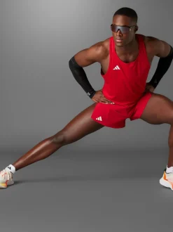 Rouge - Adidas Adizero Essentials Running Split Shorts