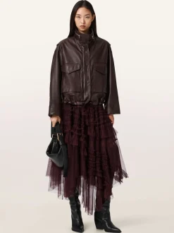 Rouge - Allsaints Jen Tulle Jupes