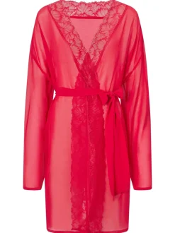 Rouge - Ann Summers Peignoir en mousseline qui promet