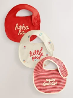 Rouge - Bébé BIBS 3 Pack