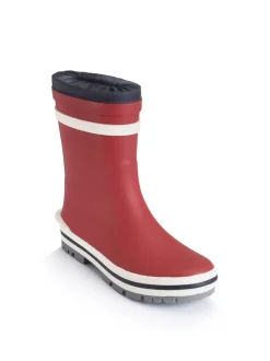 Rouge - Bottes en caoutchouc Start-Rite Big Little Puddle nouées