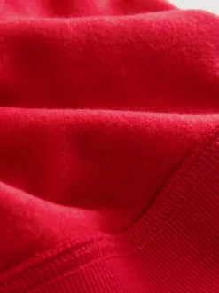 Rouge - Chandail scolaire à col roulé (3-16ans)