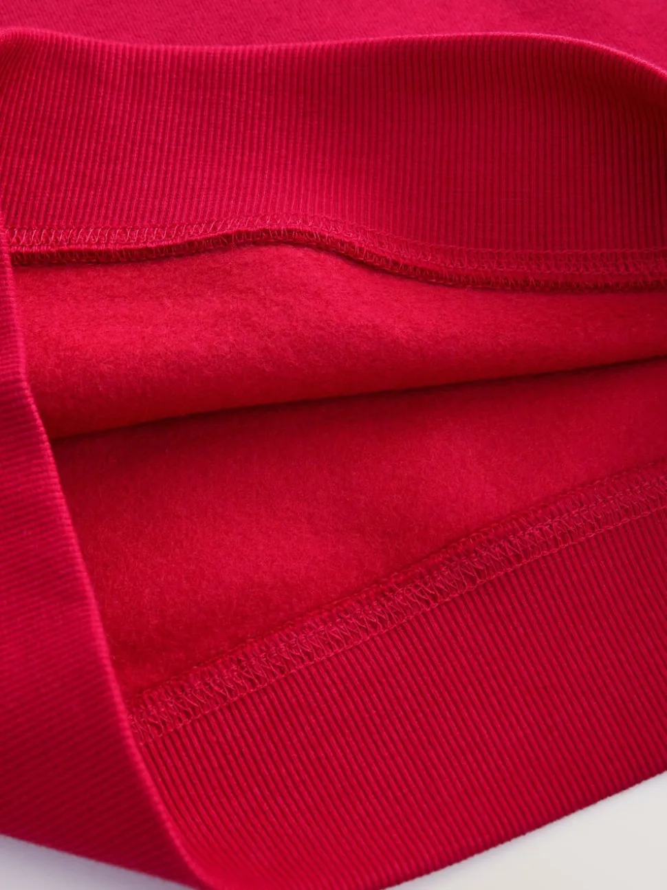 Rouge - Chandail scolaire à col roulé (3-16ans)