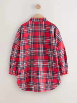 Rouge - Chemise à carreaux (3-16ans)