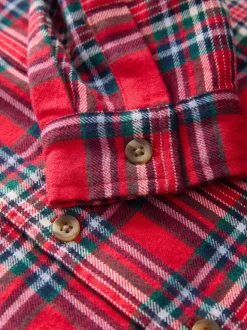 Rouge - Chemise à carreaux (3-16ans)