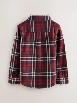Rouge - Chemise Superdry à carreaux