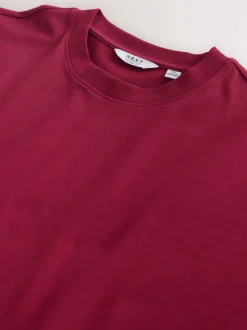 Rouge - Coupe ample - T-shirt épais