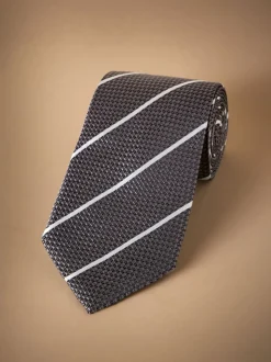 Rouge - Cravate Signature en soie italienne