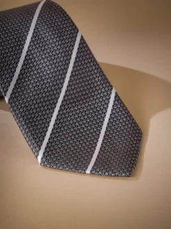 Rouge - Cravate Signature en soie italienne