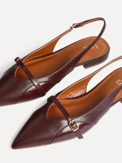 Rouge - Linzi Chaussures de ballet à bout pointu Prague avec boucle