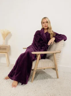 Rouge - Long Tall Sally Peignoir châle Super Luxe Maxi