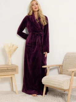 Rouge - Long Tall Sally Peignoir châle Super Luxe Maxi
