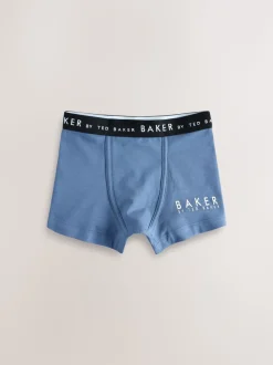 Rouge - Lot de 5 boxers Baker by Ted Baker garçon