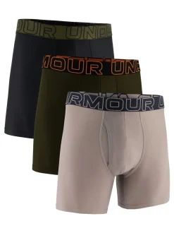 Rouge - Lot de 3 Caleçons Tech Solid