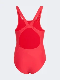 Rouge - Maillot de bain adidas V-back enfant