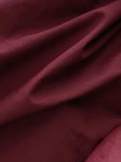 Rouge - Manteau long rembourré imperméable