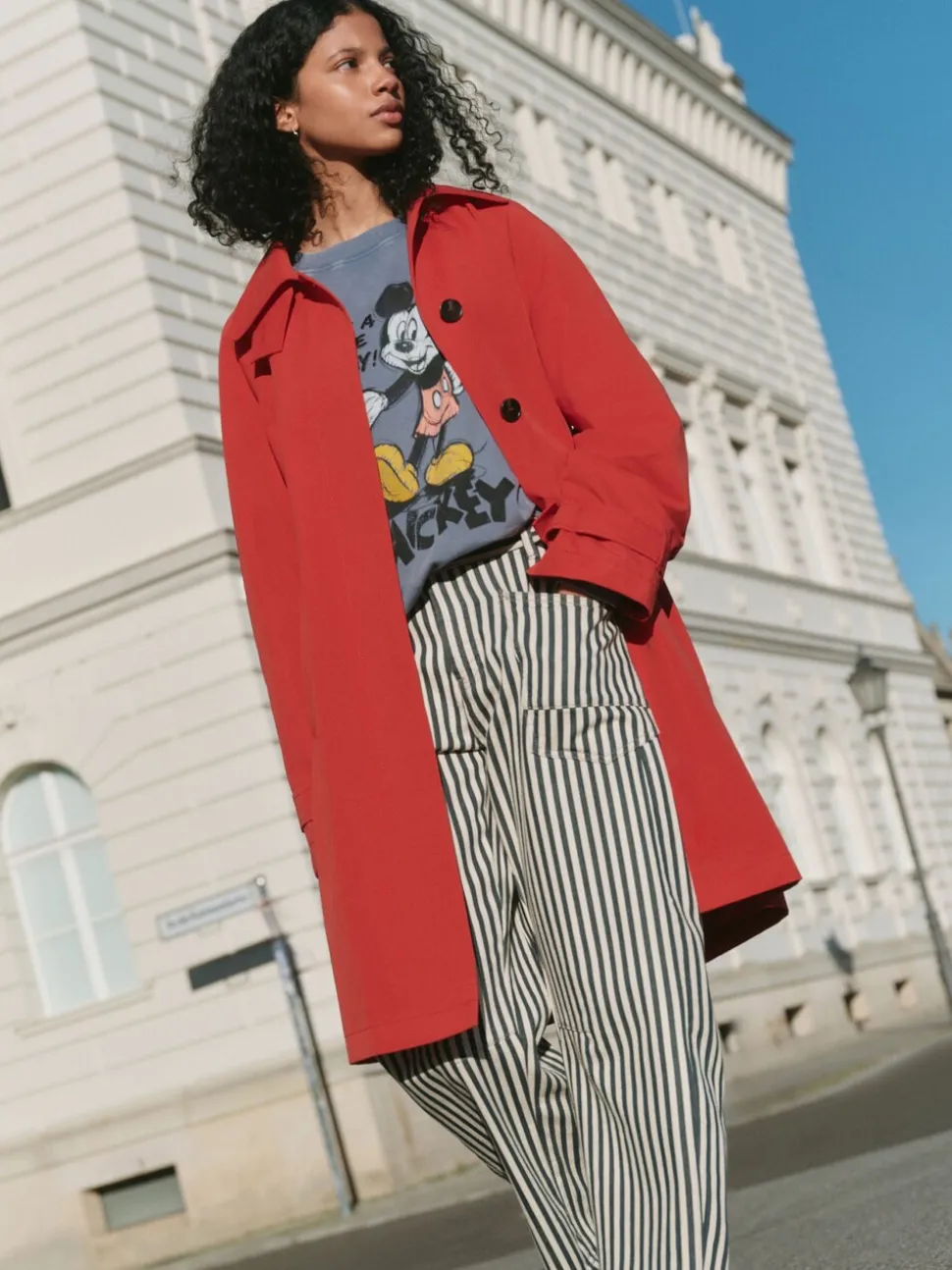 Rouge - Manteau Trench Dolly