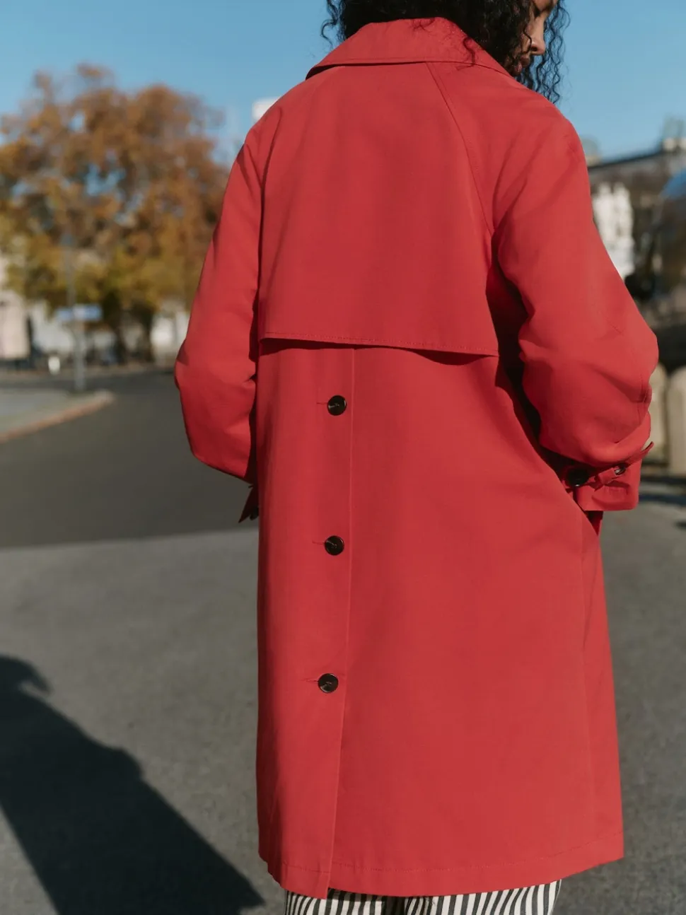 Rouge - Manteau Trench Dolly