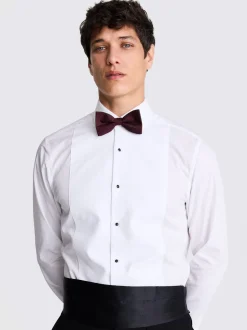 Rouge - Nœud papillon MOSS Motif paisley en soie