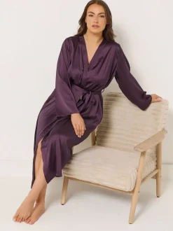 Rouge - Peignoir Yours Curve en satin