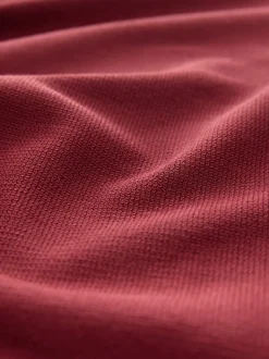 Rouge - Polos texturé Coupe classique