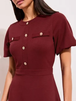 Rouge - Robe mi-longue Friends Like These Military