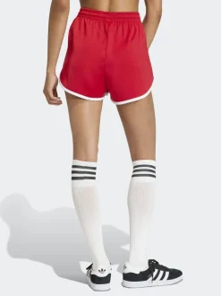 Rouge - Shorts Adidas Original Sprinter à 3 rayures