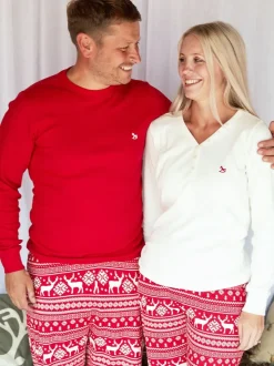 Rouge - The Little Tailor - Pyjama de Noël à motif Fair Isle de renne pour homme