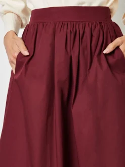 Rouge - Threadbare Jupe midi avec poches