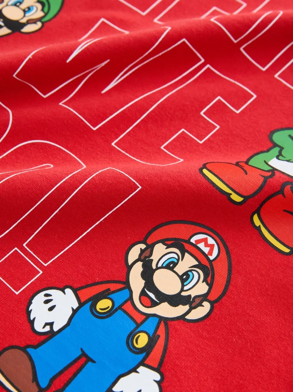 Rouge - T-shirt Mario Gaming (3-16ans)