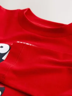 Rouge - T-shirt Marvel à manches longues (6mois-8ans)