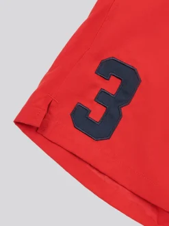 Rouge - U.S. Polo Assn. Mens Player 3 Short de bain