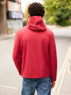 Rouge - Veste Anorak résistante à la douche