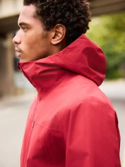 Rouge - Veste Anorak résistante à la douche