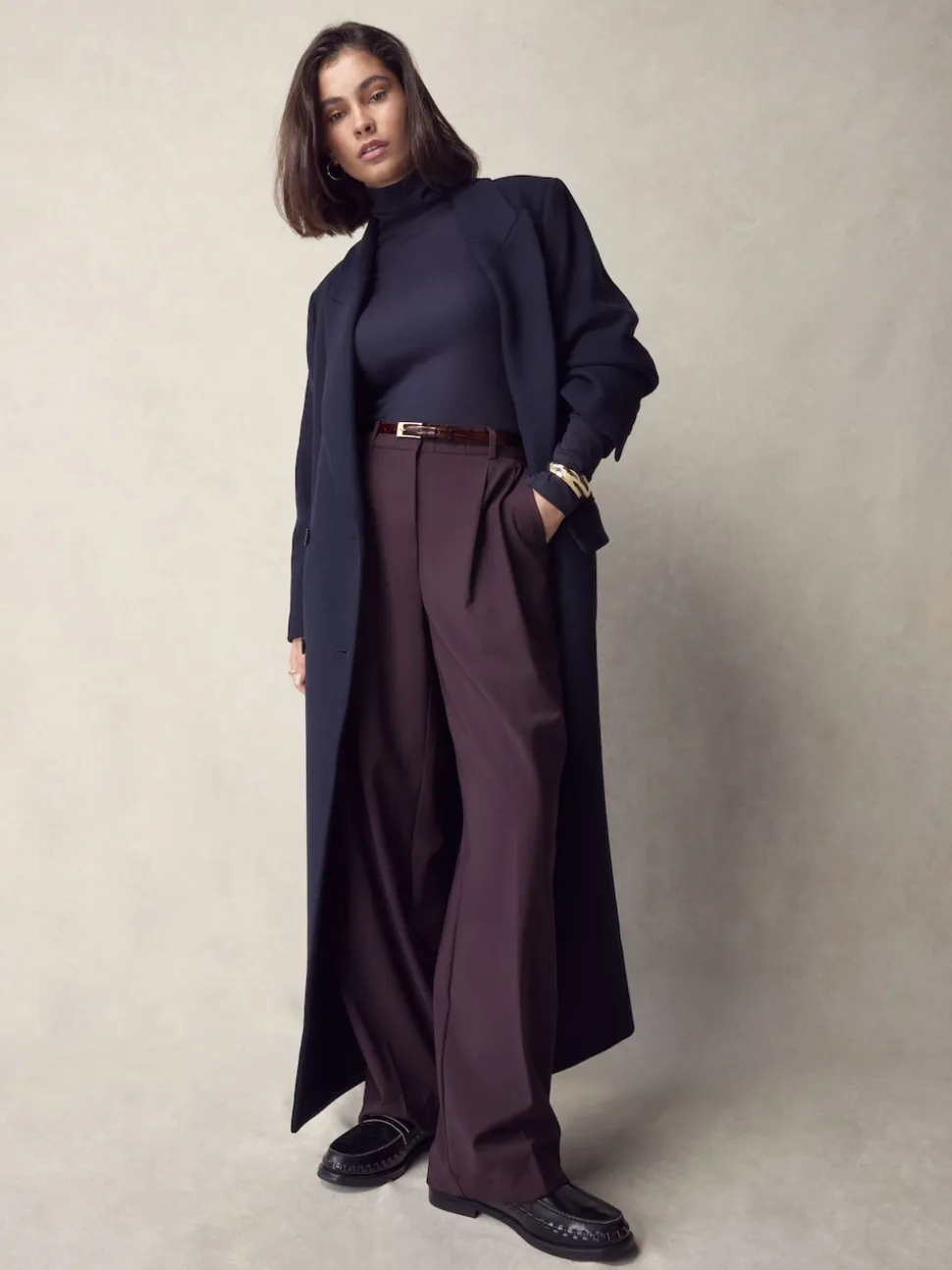 Rouge baie - Ceinture N. Premium Skinny Made In Italie en Cuir