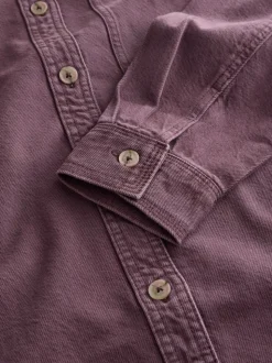 Rouge baie - Chemises oversize en Denim