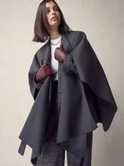 Rouge baie - Gants en cuir