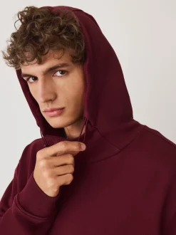 Rouge baie - Sweat à enfiler à capuche