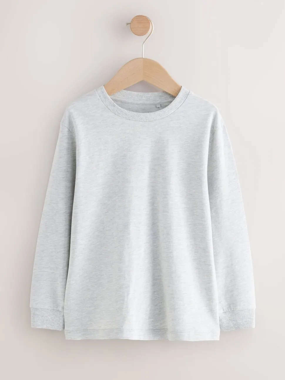 Rouge Berry/Gris/Blanc/Bleu - Lot de 4 T-shirts à manches longues et confortables (3-16ans)