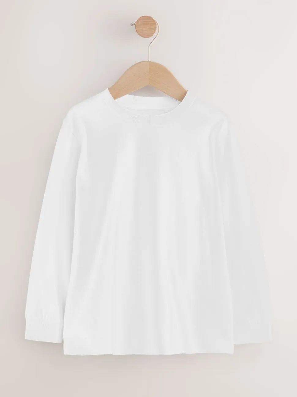 Rouge Berry/Gris/Blanc/Bleu - Lot de 4 T-shirts à manches longues et confortables (3-16ans)