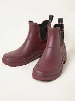 Rouge bordeaux - Bottes de pluie en caoutchouc FatFace