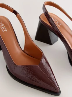 Rouge bordeaux - Chaussures à talons Forever Comfort® à bout pointu et à bride arrière