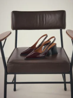 Rouge bordeaux - Chaussures à talons Forever Comfort® à bout pointu et à bride arrière